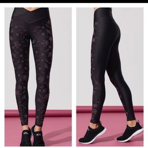 Beach Riot Floral Micro Studded Leggings